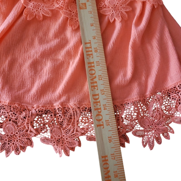 No Boundaries Girls XS 1 Off Shoulder Orange Top - Picture 2 of 6